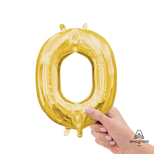 16 inch LETTER O - ANAGRAM - GOLD (AIR-FILL ONLY) | USA Decoration®