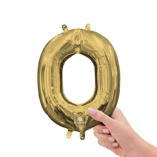 16 inch LETTER O - ANAGRAM - WHITE GOLD (AIR-FILL ONLY) | USA Decoration®