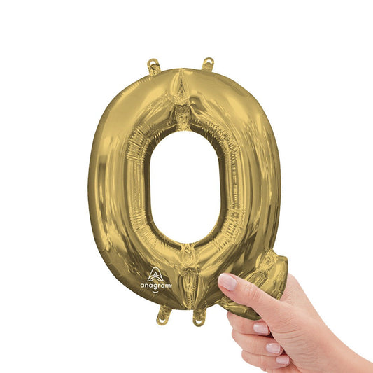 16 inch LETTER Q - ANAGRAM - WHITE GOLD (AIR-FILL ONLY) | USA Decoration®