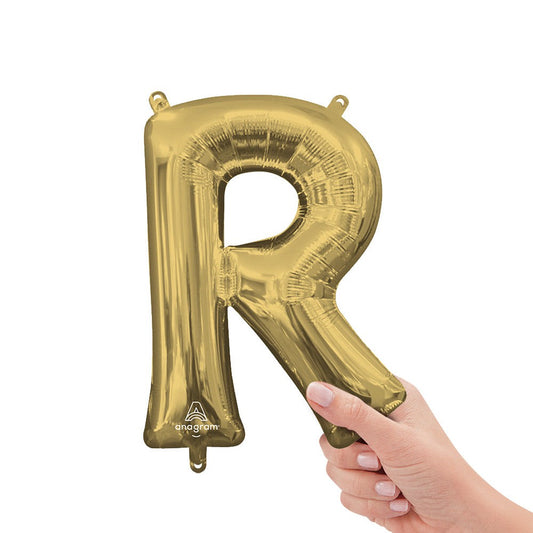 16 inch LETTER R - ANAGRAM - WHITE GOLD (AIR-FILL ONLY) | USA Decoration®