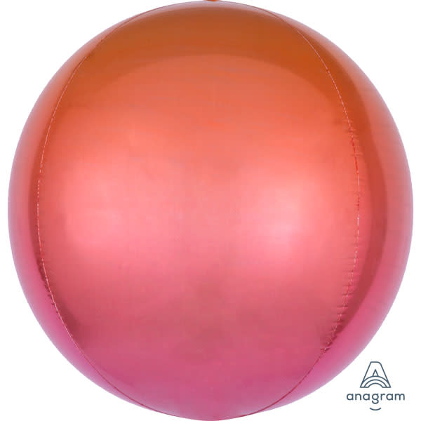 16 inch OMBRE RED & ORANGE ORBZ | USA Decoration®
