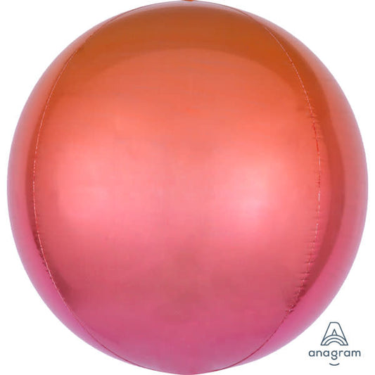 16 inch OMBRE RED & ORANGE ORBZ | USA Decoration®