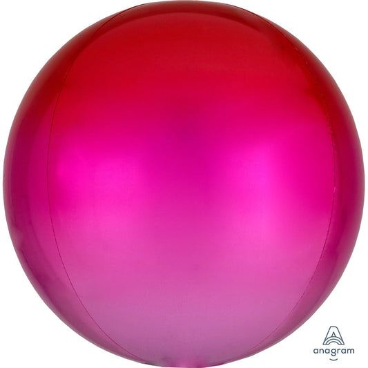 16 inch OMBRE RED & PINK ORBZ | USA Decoration®