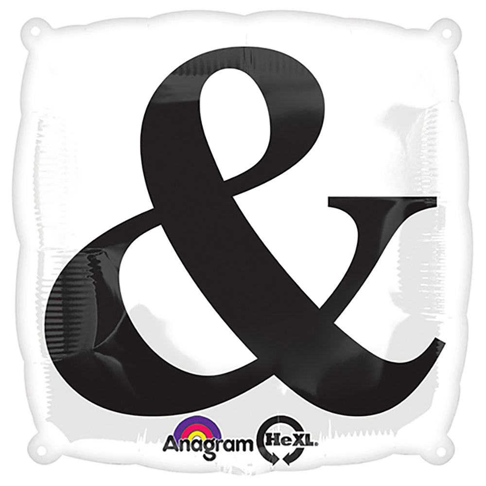 18 inch BLACK & ON WHITE | USA Decoration®