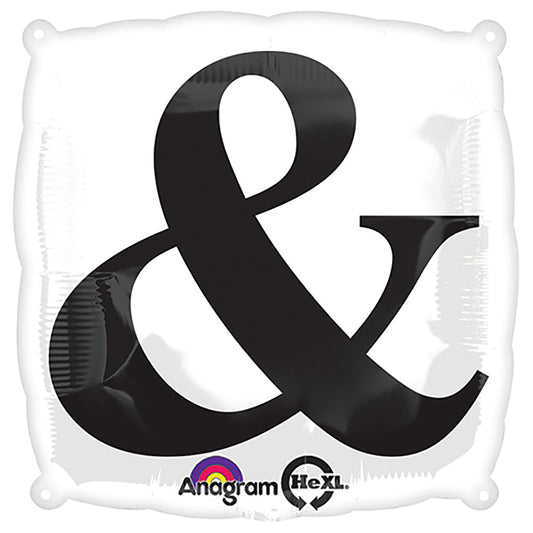 18 inch BLACK & ON WHITE | USA Decoration®