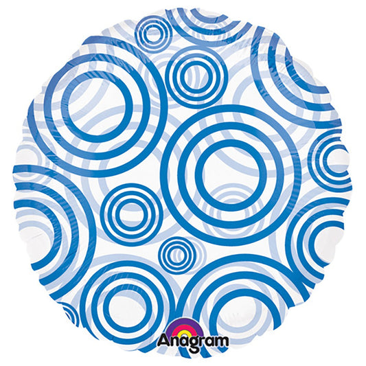 18 inch CIRCLE - CIRCLES BLUE | USA Decoration®