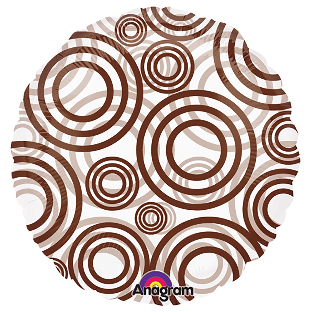 18 inch CIRCLE - CIRCLES BROWN | USA Decoration®