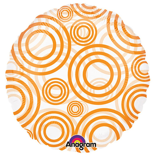 18 inch CIRCLE - CIRCLES ORANGE | USA Decoration®