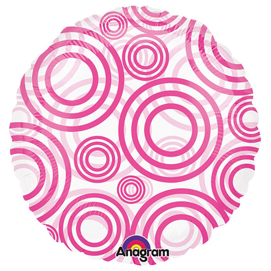 18 inch CIRCLE - CIRCLES PINK | USA Decoration®