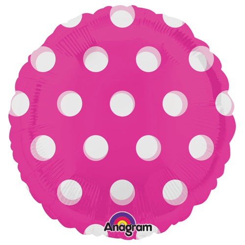 18 inch CIRCLE - DOTS PINK | USA Decoration®