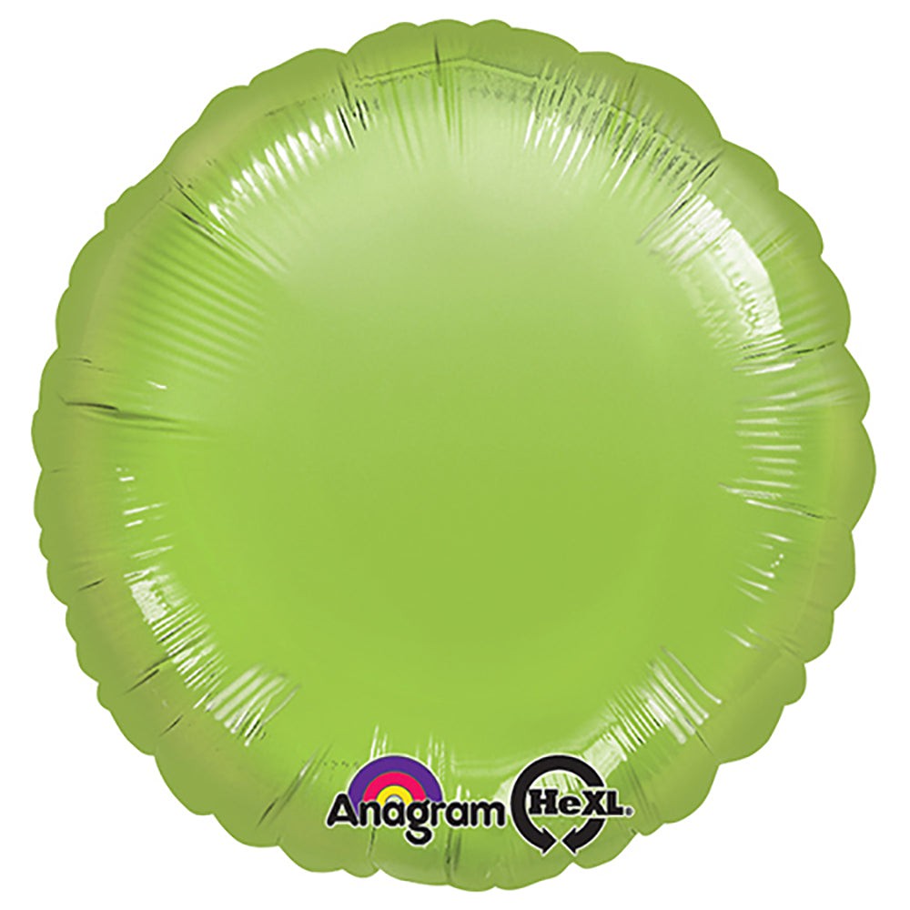 18 inch CIRCLE - METALLIC LIME GREEN | USA Decoration®
