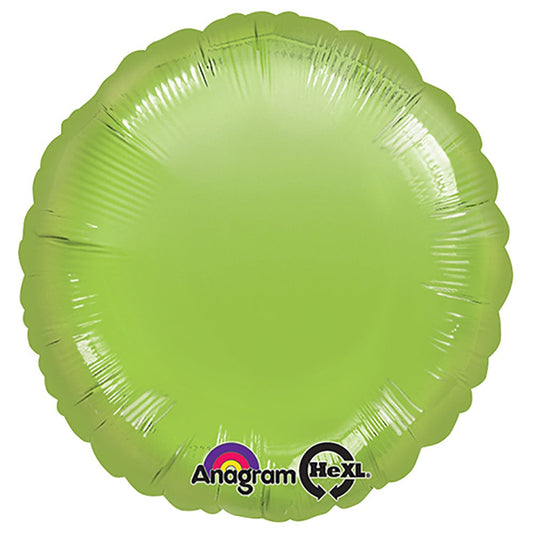 18 inch CIRCLE - METALLIC LIME GREEN | USA Decoration®
