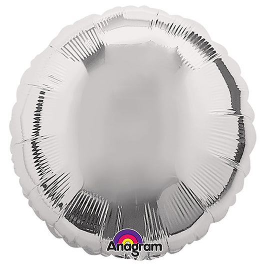 18 inch CIRCLE - METALLIC SILVER | USA Decoration®