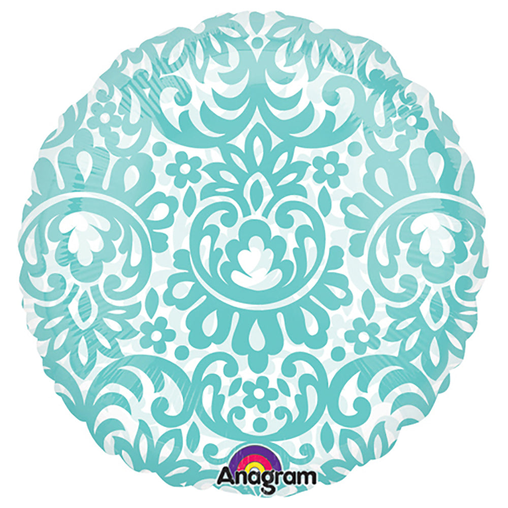 18 inch CIRCLE - ROBINS EGG BLUE TAPESTRY | USA Decoration®