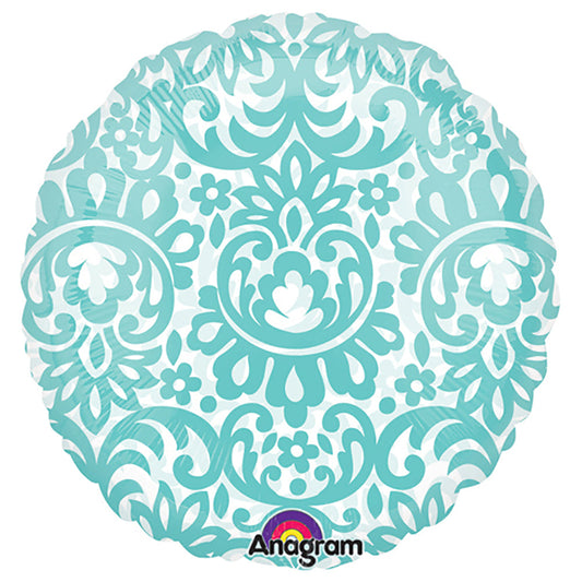 18 inch CIRCLE - ROBINS EGG BLUE TAPESTRY | USA Decoration®