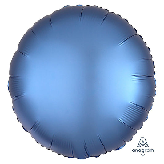 18 inch CIRCLE - SATIN LUXE AZURE | USA Decoration®