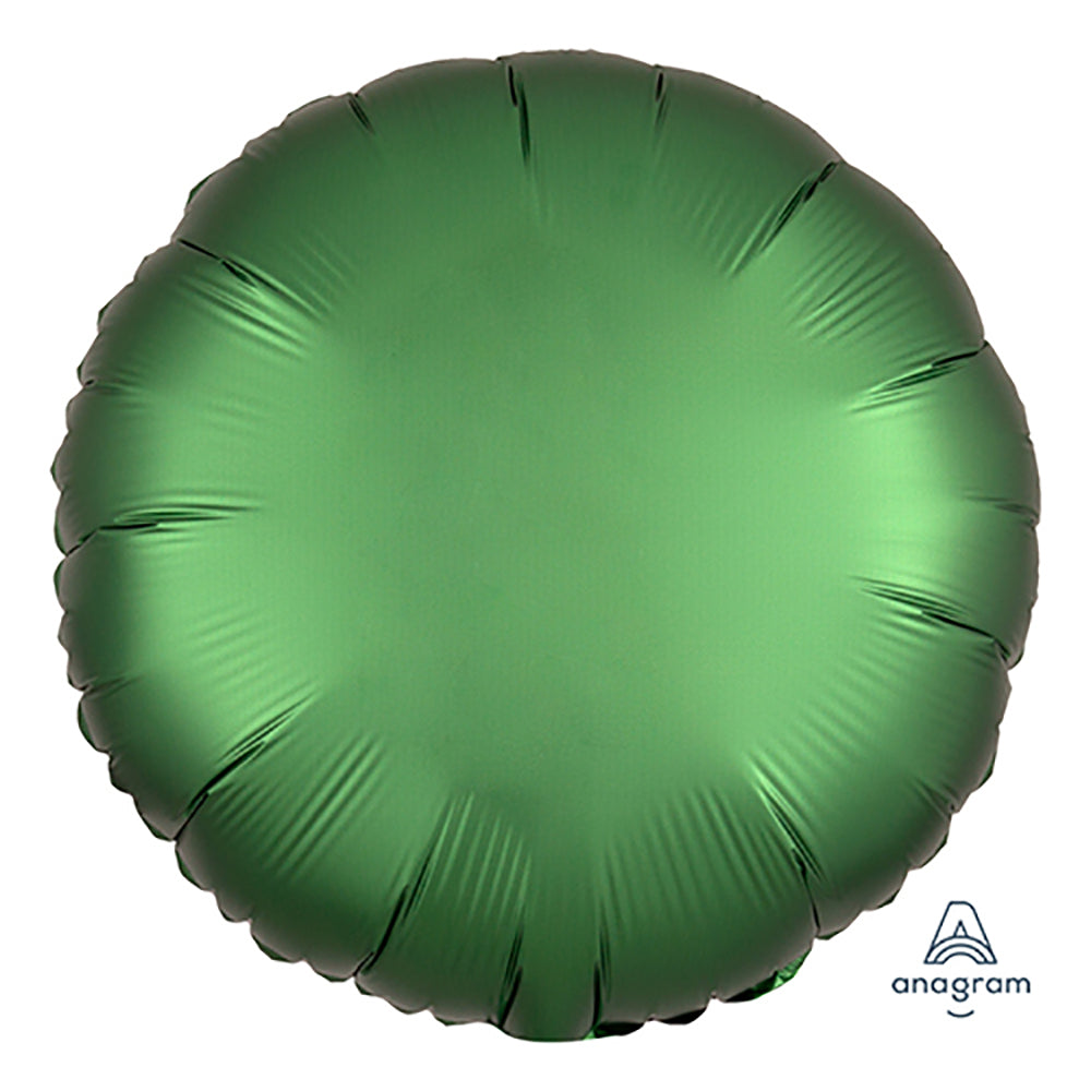 18 inch CIRCLE - SATIN LUXE EMERALD | USA Decoration®