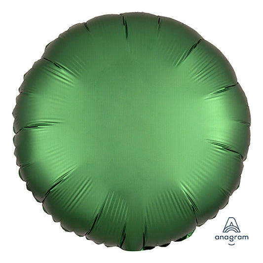 18 inch CIRCLE - SATIN LUXE EMERALD | USA Decoration®