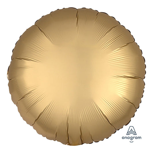 18 inch CIRCLE - SATIN LUXE GOLD SATEEN | USA Decoration®