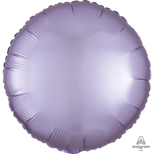 18 inch CIRCLE - SATIN LUXE PASTEL LILAC | USA Decoration®