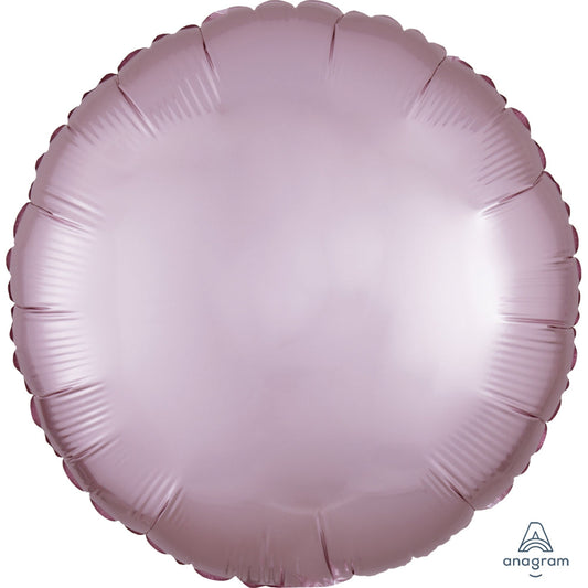 18 inch CIRCLE - SATIN LUXE PASTEL PINK | USA Decoration®