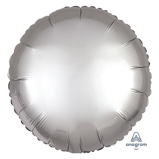18 inch CIRCLE - SATIN LUXE PLATINUM | USA Decoration®