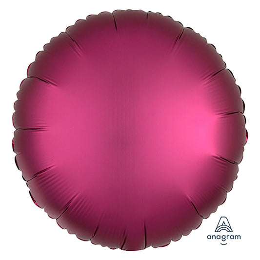 18 inch CIRCLE - SATIN LUXE POMEGRANATE | USA Decoration®