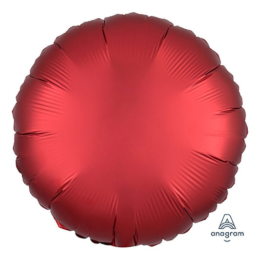 18 inch CIRCLE - SATIN LUXE SANGRIA | USA Decoration®