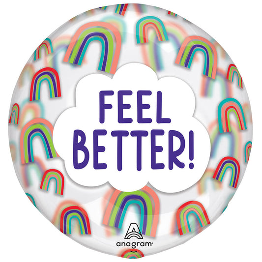 18 inch CLEARZ - FEEL BETTER RAINBOWS | USA Decoration®