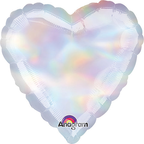17 inch HEART - IRIDESCENT | USA Decoration®