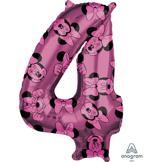 26 inch MINNIE MOUSE FOREVER NUMBER 4 | USA Decoration®