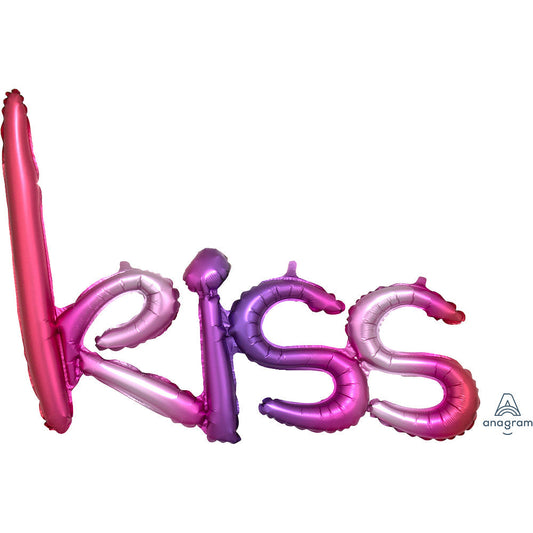 27? SCRIPT PHRASE OMBRE KISS | USA Decoration®