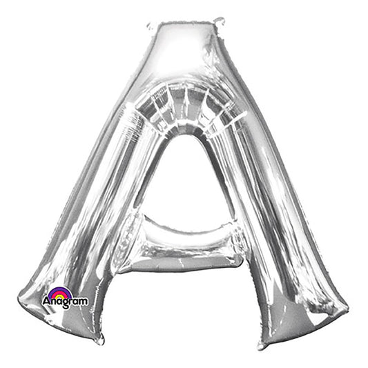 34 inch LETTER A - ANAGRAM - SILVER | USA Decoration®