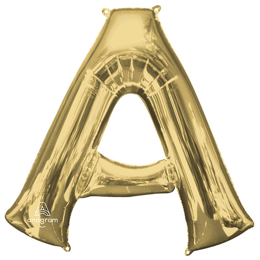 34 inch LETTER A - ANAGRAM - WHITE GOLD | USA Decoration®