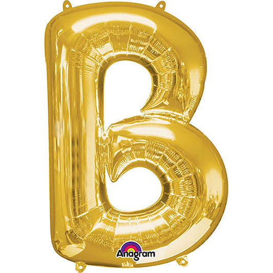 34 inch LETTER B - ANAGRAM - GOLD | USA Decoration®