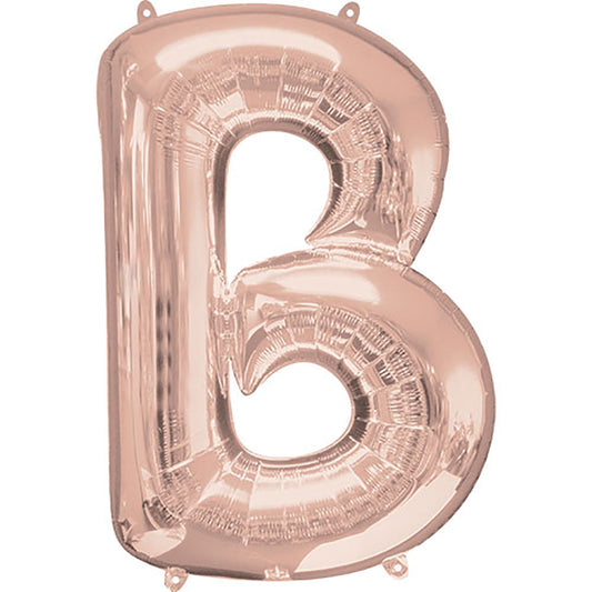 34 inch LETTER B - ANAGRAM - ROSE GOLD | USA Decoration®
