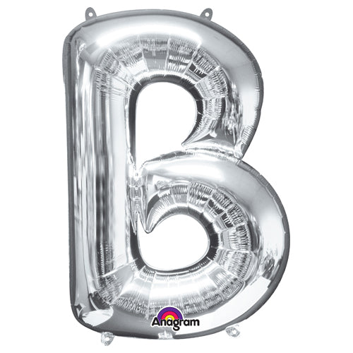 34 inch LETTER B - ANAGRAM - SILVER | USA Decoration®