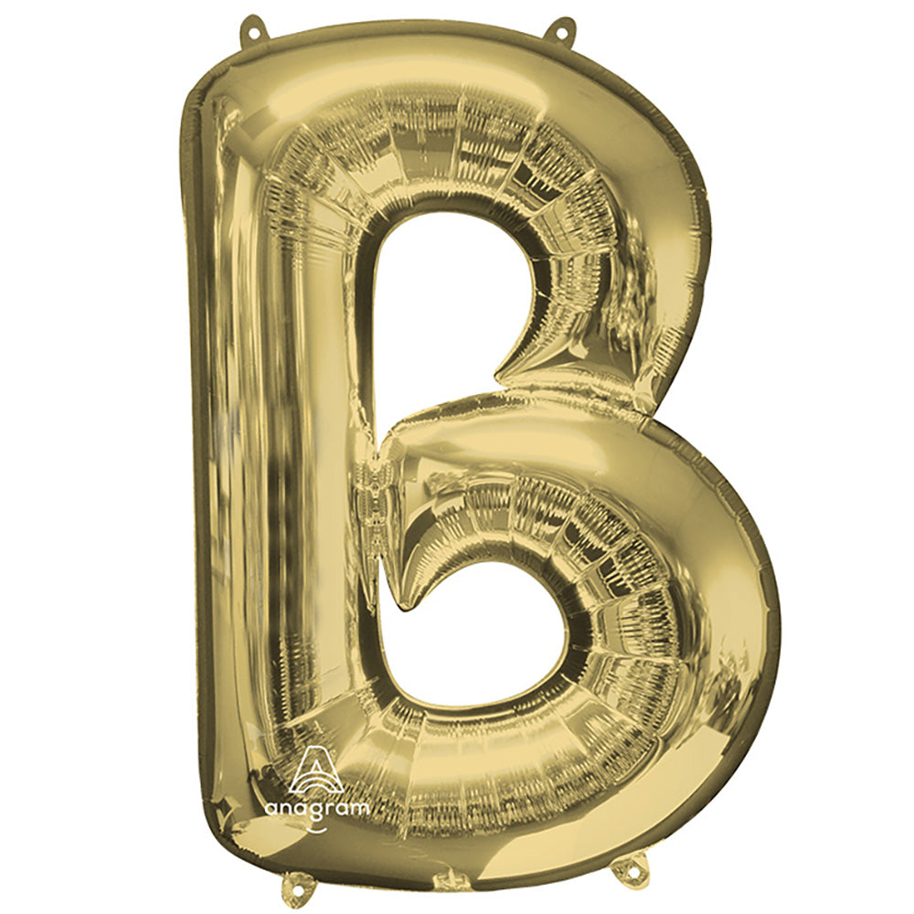 34 inch LETTER B - ANAGRAM - WHITE GOLD | USA Decoration®