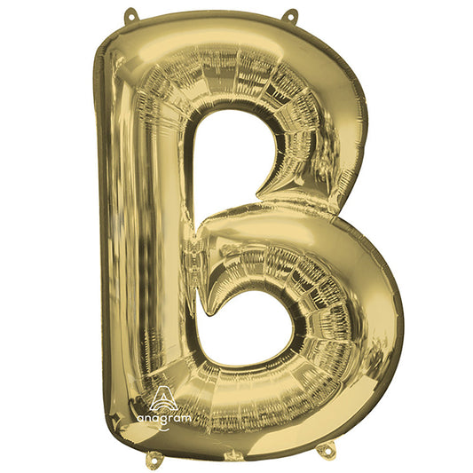 34 inch LETTER B - ANAGRAM - WHITE GOLD | USA Decoration®