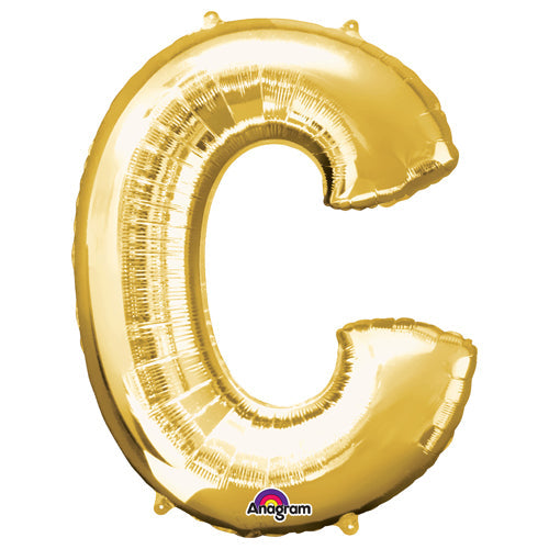 34 inch LETTER C - ANAGRAM - GOLD | USA Decoration®