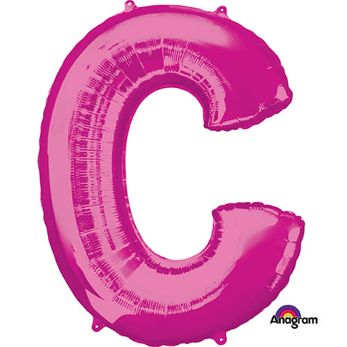 34 inch LETTER C - ANAGRAM - PINK | USA Decoration®