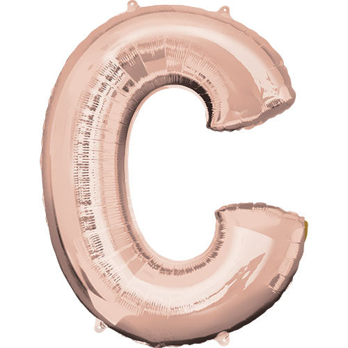 34 inch LETTER C - ANAGRAM - ROSE GOLD | USA Decoration®