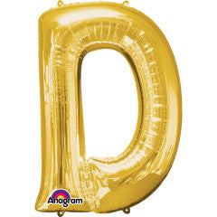 34 inch LETTER D - ANAGRAM - GOLD | USA Decoration®