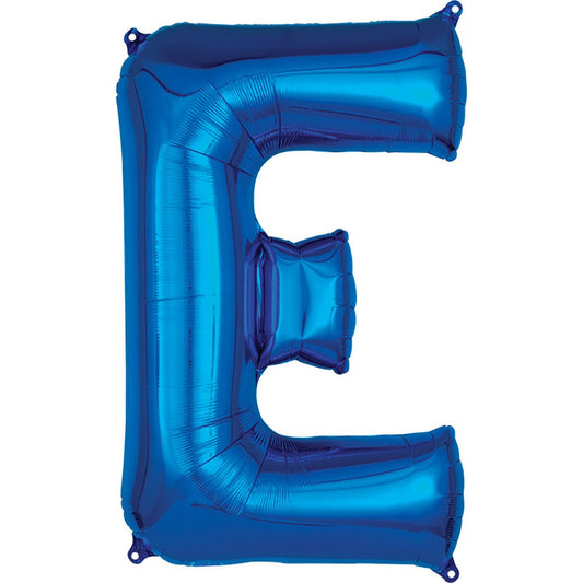 34 inch LETTER E - ANAGRAM - BLUE | USA Decoration®