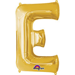 34 inch LETTER E - ANAGRAM - GOLD | USA Decoration®