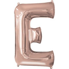34 inch LETTER E - ANAGRAM - ROSE GOLD | USA Decoration®