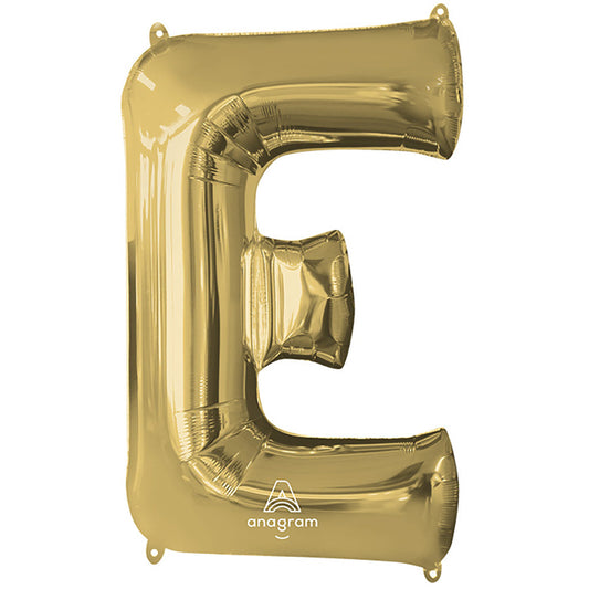 34 inch LETTER E - ANAGRAM - WHITE GOLD | USA Decoration®