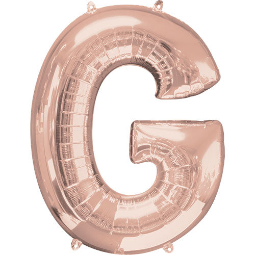 34 inch LETTER G - ANAGRAM - ROSE GOLD | USA Decoration®