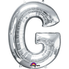 34 inch LETTER G - ANAGRAM - SILVER | USA Decoration®