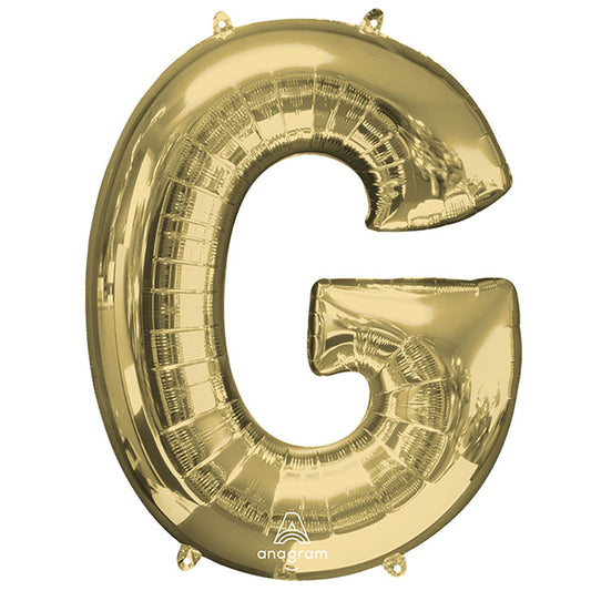 34 inch LETTER G - ANAGRAM - WHITE GOLD | USA Decoration®
